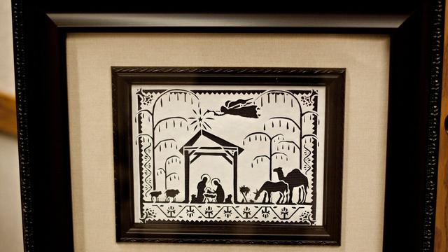 Framed nativity